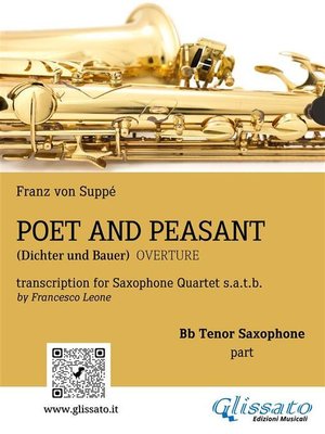 cover image of Poet and Peasant--Saxophone Quartet (Bb Tenor part)